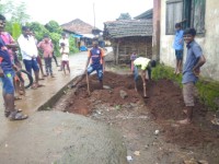Water tank setup for Dongarwadi school Neral